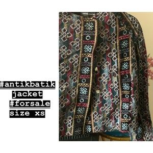 Authentic Antik Batik Quilted Patterns Jacket XS